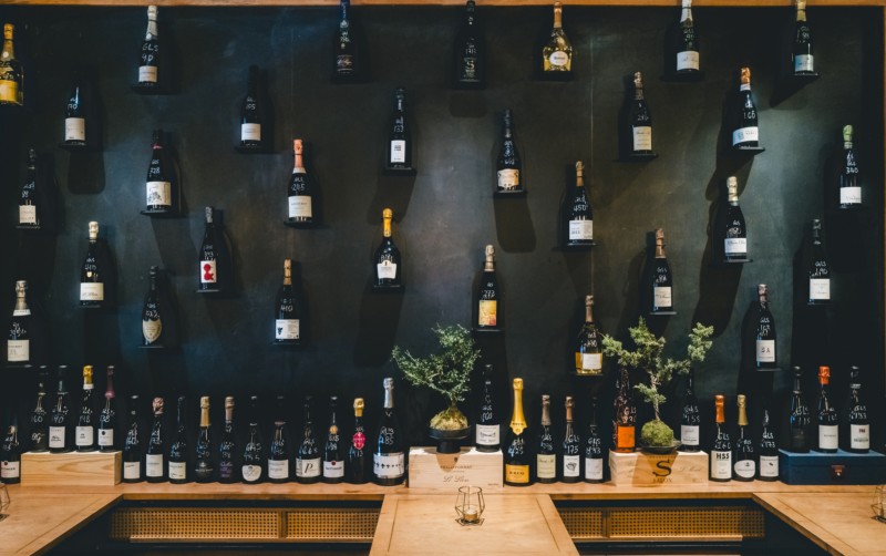 2. Living Vine Wine Wall