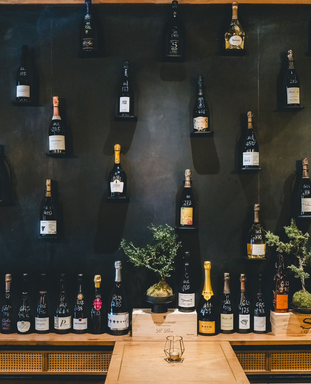 2. Living Vine Wine Wall